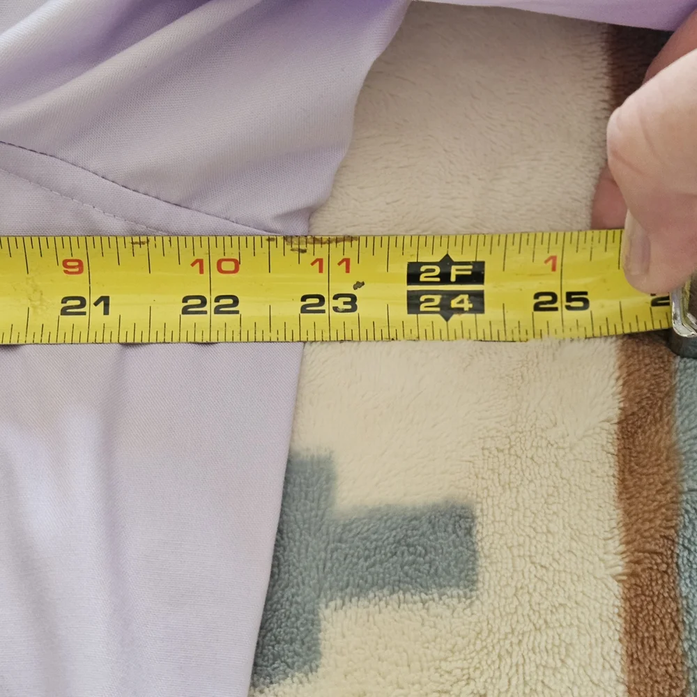 Liz Claiborne Light Purple Button Down Shirt - Picture 7 of 7
